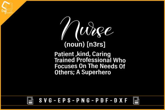Dictionary Design for Nurse Sublimation Graphics & Crafts