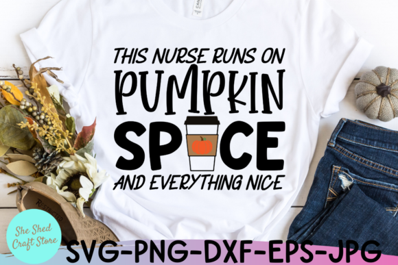 Fall Graphics for Crafts: Nurse Pumpkin Spice Review