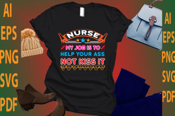 Nurse Job Graphics for Crafts