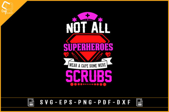 Nurse Superhero Graphics for Crafts & Blogs