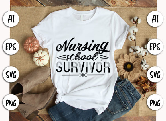 Nurse T-shirt Design 9: Graphics for Crafts