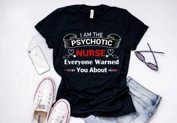 Psychotic Nurse Graphics for Crafts